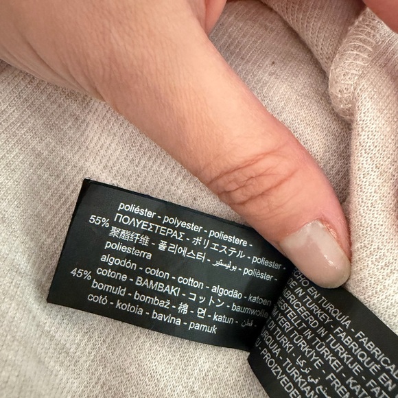 ZARA Knit Beige Cardigan Gold Buttons Sz L - Picture 7 of 7